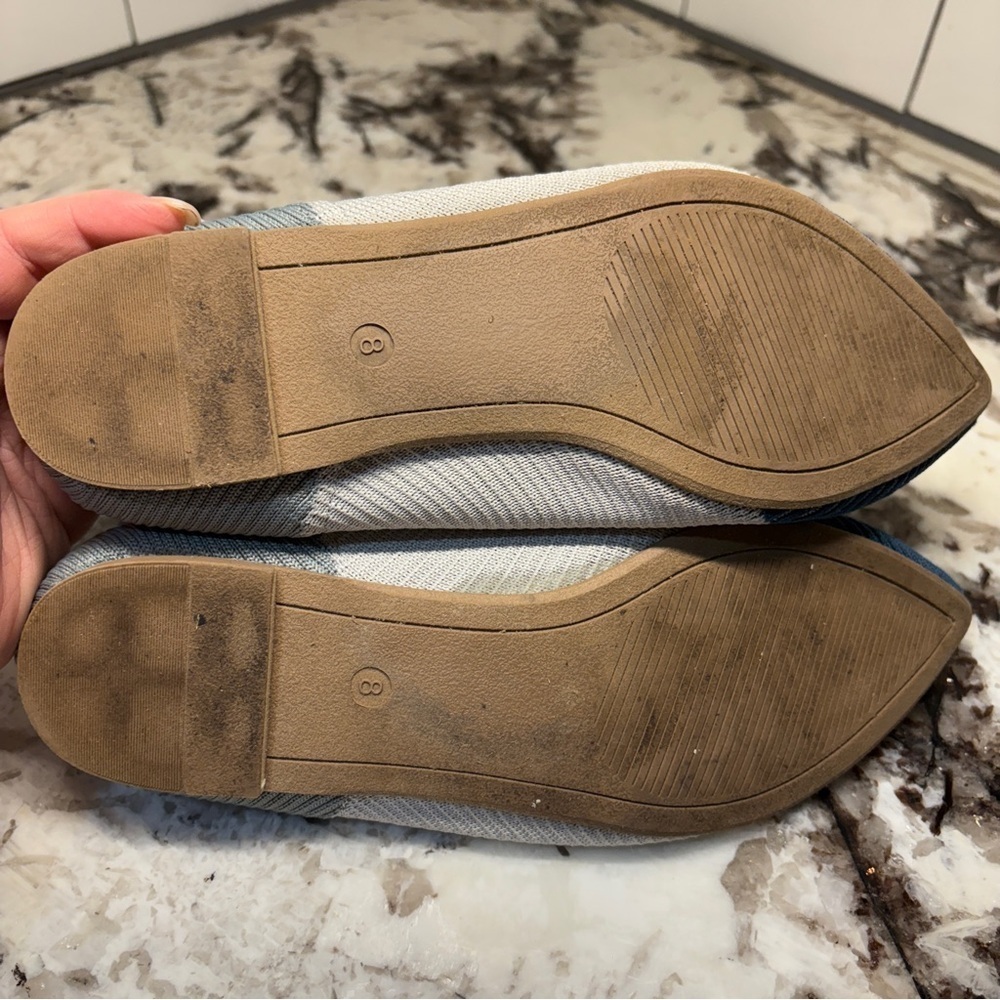 Serra Recycled Flats Pointed Toe SZ 8 - Picture 5 of 5